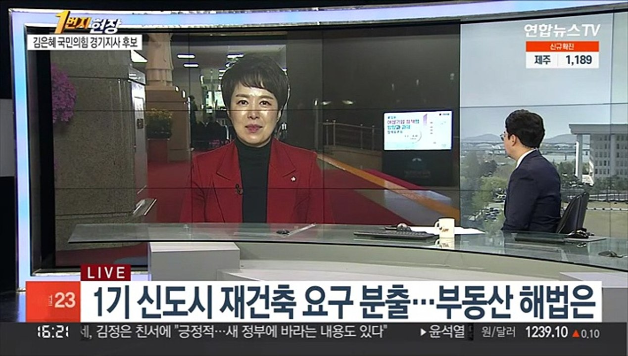[1번지현장] 국민의힘 김은혜 경기도지사 후보에게 듣는다