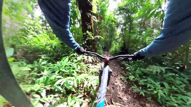 Biking #1 Sukawana Bike Park Downhill trek abandoned