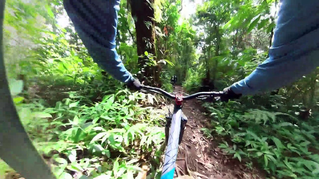 Biking #1 Sukawana Bike Park Downhill trek abandoned