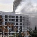 Bursa'da lüks rezidans inşaatında korkutan yangın
