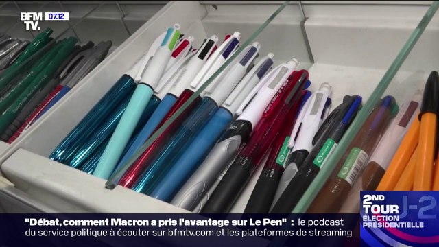Le stylo quatre couleurs , la star des cours de récré