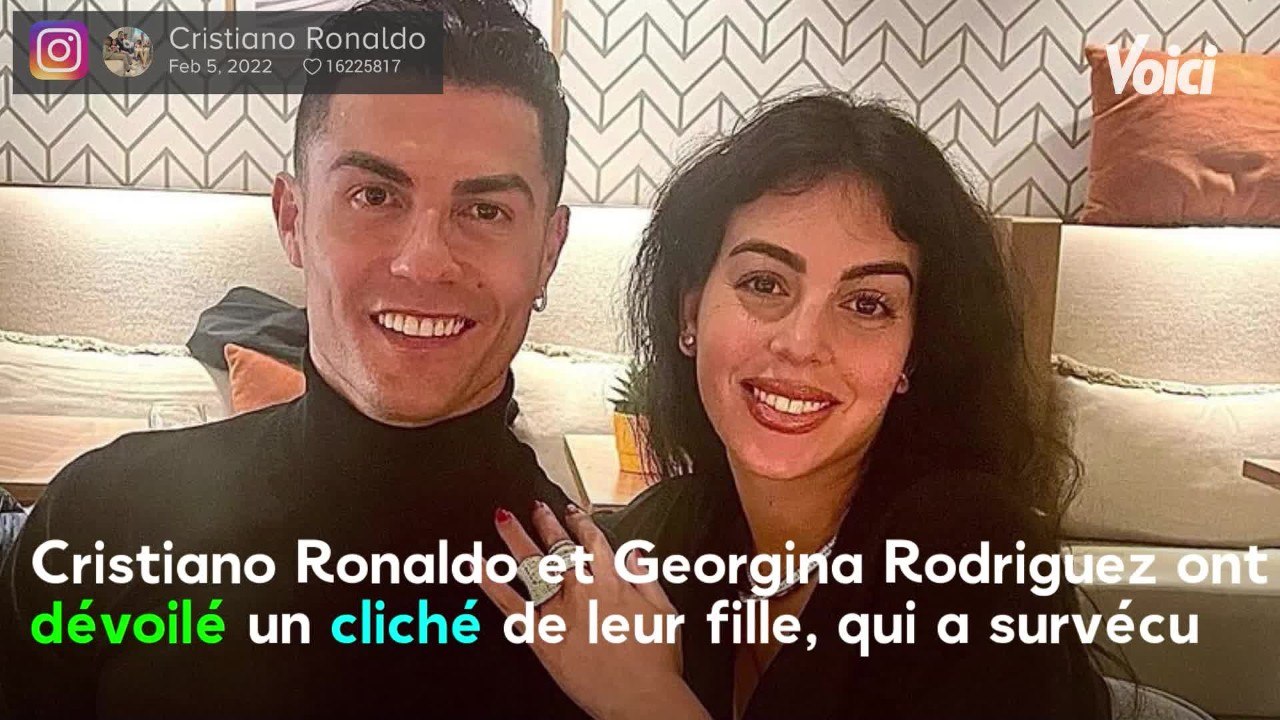 VOICI : Cristiano Ronaldo endeuillé : il dévoile un cliché de sa fille après la mort de son nouveau-né