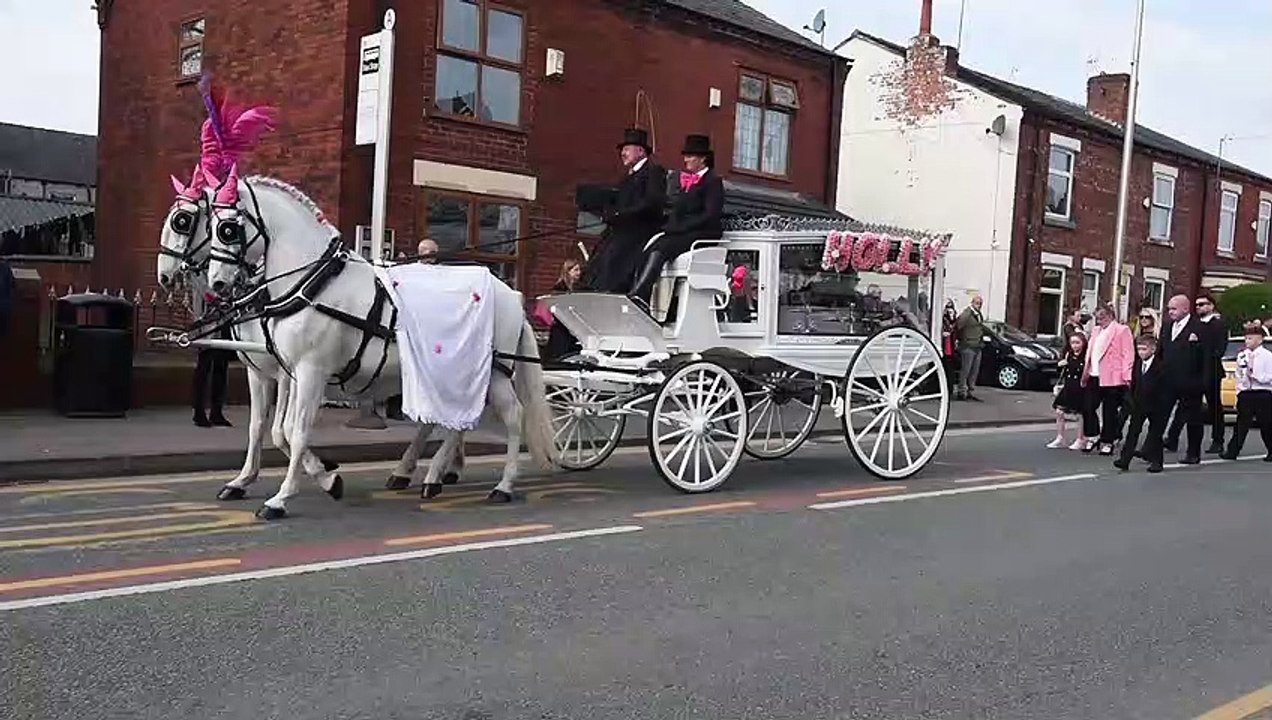 Funeral of five-year-old Holly Prince