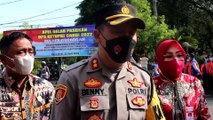 Polres Grobogan Gelar Operasi Ketupat Idul Fitri 1443 Hijriah  di Halaman Setda Kabupaten Grobogan