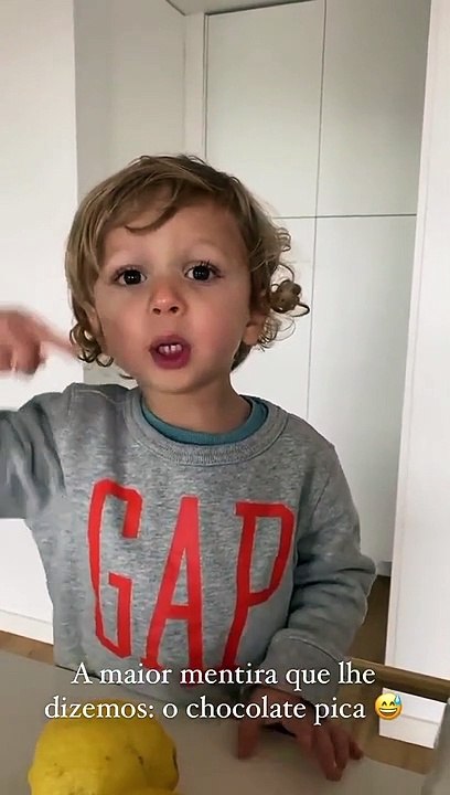 Sofia Arruda com o filho