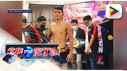WBF Asia Pacific Minimum Title, paglalabanan ng dalawang Pinoy bukas