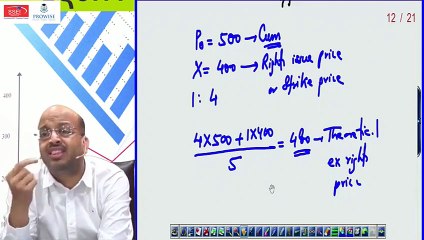 CA Final SFM _ Equity Valuation _ Right Issue