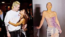 Kim Kardashian And Ariana Grande's Awkward Exchange About Pete Davidson Resurfaces