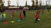 Entraînement école de foot