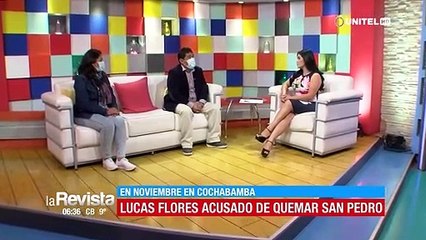 Lucas Flores estuvo presente el día de la quema de la iglesia San Pedro y ayudó a sofocar el fuego