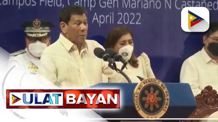Pres. Duterte, pinaalalahanan ang PNPA graduates na pumanig sa tama at magserbisyo alinsunod sa batas