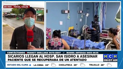 ¡Horrendo! Sicarios irrumpen en hospital de Colón y rematan a joven herido en atentado