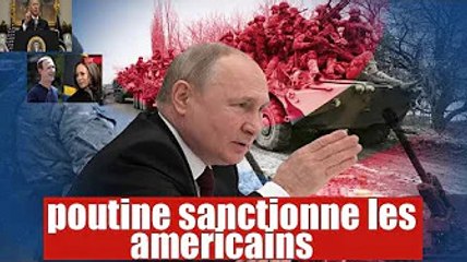 Ukraine : poutine exige des sanctions contre les États-Unis