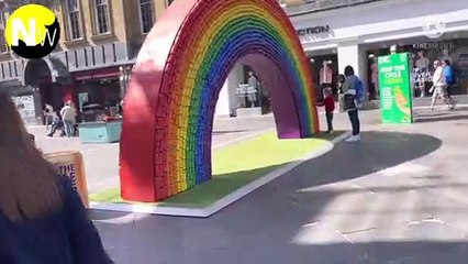 Earth Day installation pops up in Newcastle