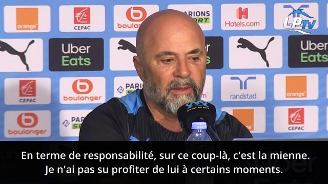 OM : le mea-culpa de Sampaoli sur Harit