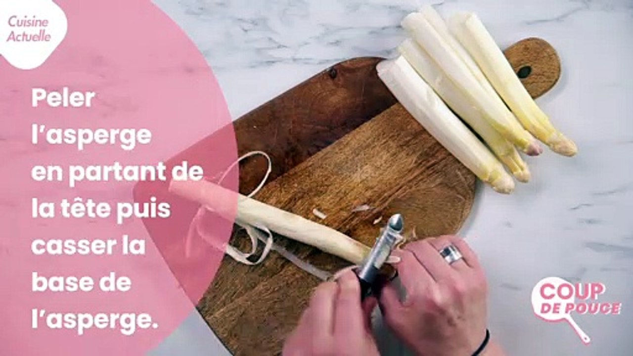 CUISINE ACTUELLE - Coup de pouce: Préparer et cuire les asperges