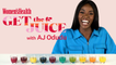AJ Odudu plays Get the Juice with Women's Health UK