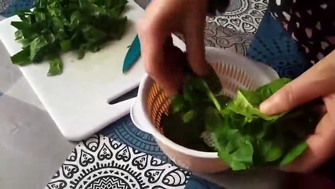 وجبة الارز بالسبنخ  Spinach with rice