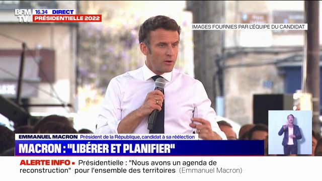 Emmanuel Macron: Nous devons planifier les grandes transitions