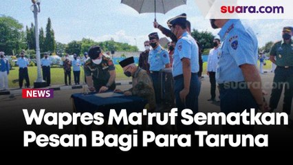 Tengok Akademi Angkatan Udara, Ma'ruf Tanam Pohon Jambu Bol dan Sematkan Pesan Bagi Para Taruna
