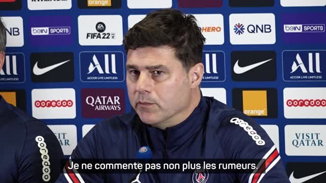 PSG - Pochettino : “Nous ne devons pas écouter les rumeurs”