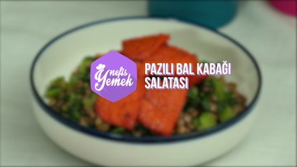 Pazılı bal kabağı salatası tarifi