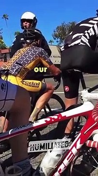 Un cycliste fait le malin avec un policier et est le seul de son groupe à prendre une amende