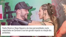Paolla Oliveira aponta problema em relação com Diogo Nogueira durante o Carnaval