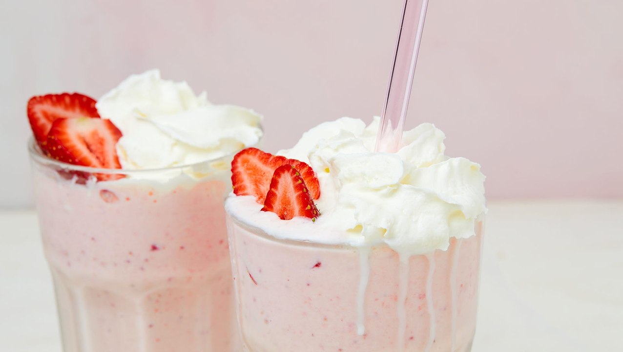 The Absolute Best Strawberry Milkshake