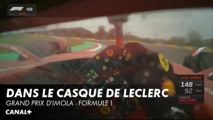 Dans le casque de Charles Leclerc - Grand Prix d'Imola - F1