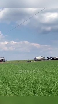 Упал самолёт АН-26 | Літак АН-26 впав у районі селища Михайлівка Запорізького району