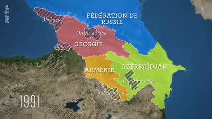 Le dessous des cartes. Caucase, un carrefour d'influences