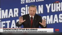 Cumhurbaşkanı Erdoğan: Sınırlarımızı aşan başarılarınızdan gurur duyuyoruz