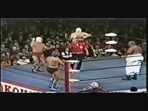 The Sheik & Abdullah the Butcher vs Mr. Wrestling & The Destroyer