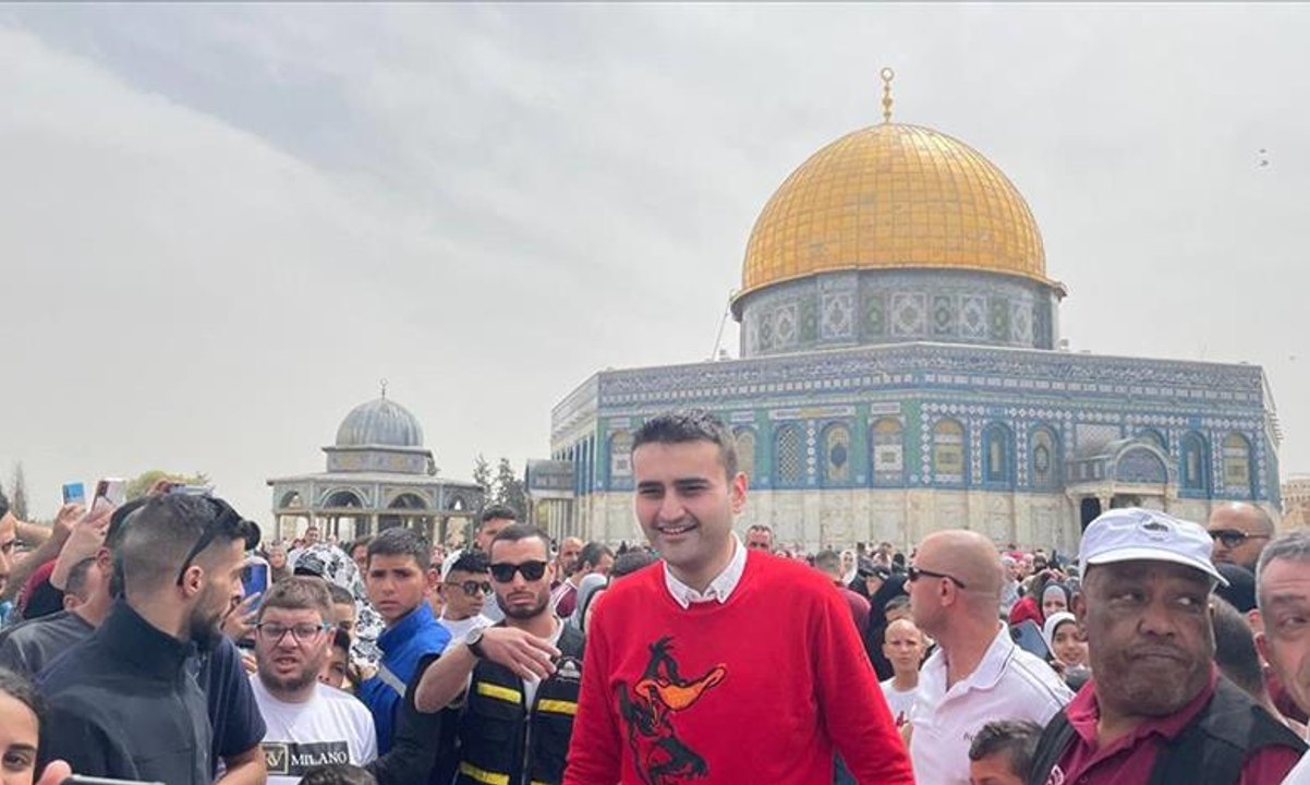 الشيف بوراك في المسجد الأقصى