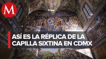 En CdMX, más de 8 mil personas visitaron la réplica de la Capilla Sixtina en su primer día