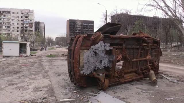 Una familia ucraniana viaja desde Mariúpol hasta Serbia para escapar de la guerra
