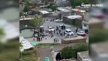 Şanlıurfa'nın Siverek ilçesinde iki aile arasında silahlı kavga çıktı! 2 kişi yaralandı Olay anı kamerada