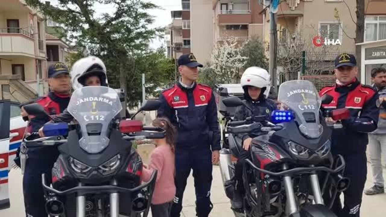 Son dakika haber! Esenköy'de çocuklara jandarma ekipleri ve kullandıkları ekipmanlar tanıtıldı