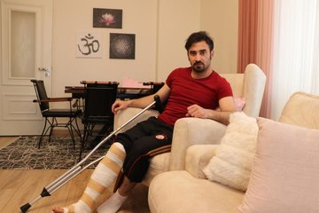 Erzurum'da 6. kattan düşen çocuğu "kahraman baba" hayatta tuttu