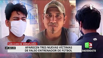 Nuevas víctimas de falso entrenador de fútbol en SJM: sujeto ofrecía becas para ingresar a club