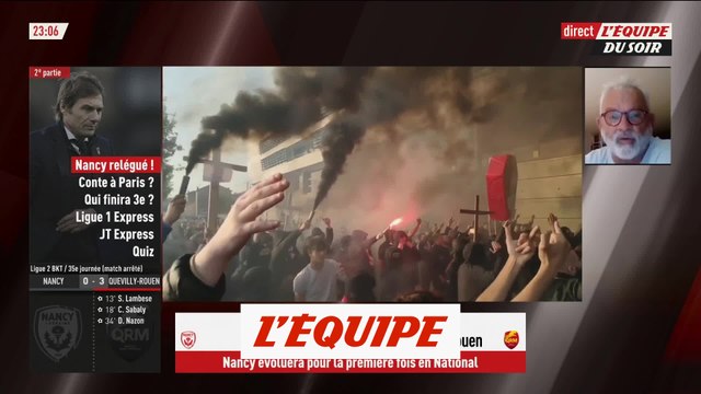 Nancy mené face à QRM, le match pour le maintien définitivement interrompu - Foot - L2