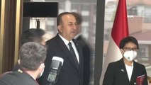 Bakan Çavuşoğlu, Endonezyalı mevkidaşı Retno Marsudi ile Endonezya'nın Ankara Büyükelçiliğinin yeni hizmet binasının açılışına katıldı