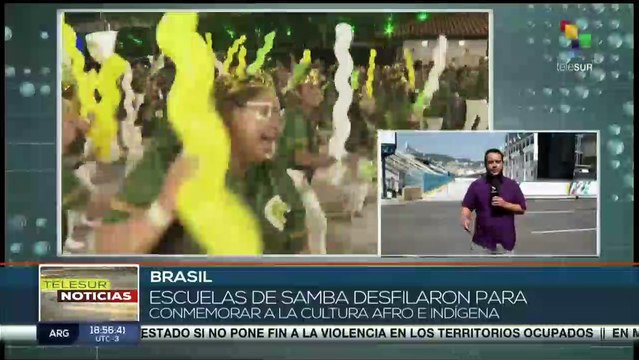 Brasil: Desfiles del Carnaval de Río de Janeiro rinden homenaje a cultura afrodesciente e indígena