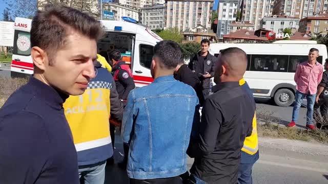 Yunus polisleri kaza yaptı: 2 polis yaralı
