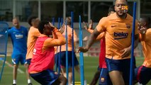 El Barça prepara su encuentro contra el Mallorca