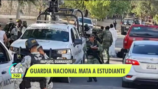 Elemento de la Guardia Nacional mata a estudiante en Irapuato