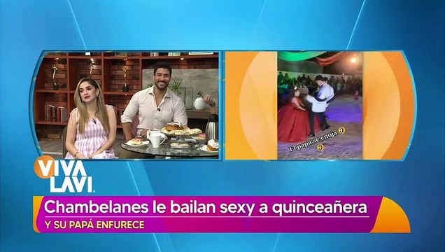 Papá enfurece en quinceaños de su hija tras baile erótico de chambelan