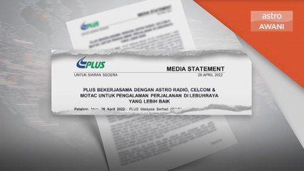 Menjelang Aidilfitri | PLUS jalin kerjasama salur maklumat trafik