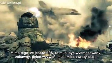 Call of Duty: Black Ops II Behind the Scenes #2 David S.Goyer i Trent Reznor (PL)